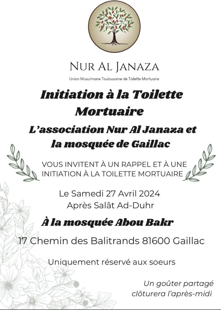 Pourquoi apprendre la toilette mortuaire musulmane ?