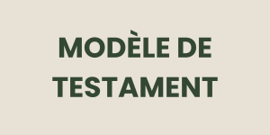 Modèle de testament
